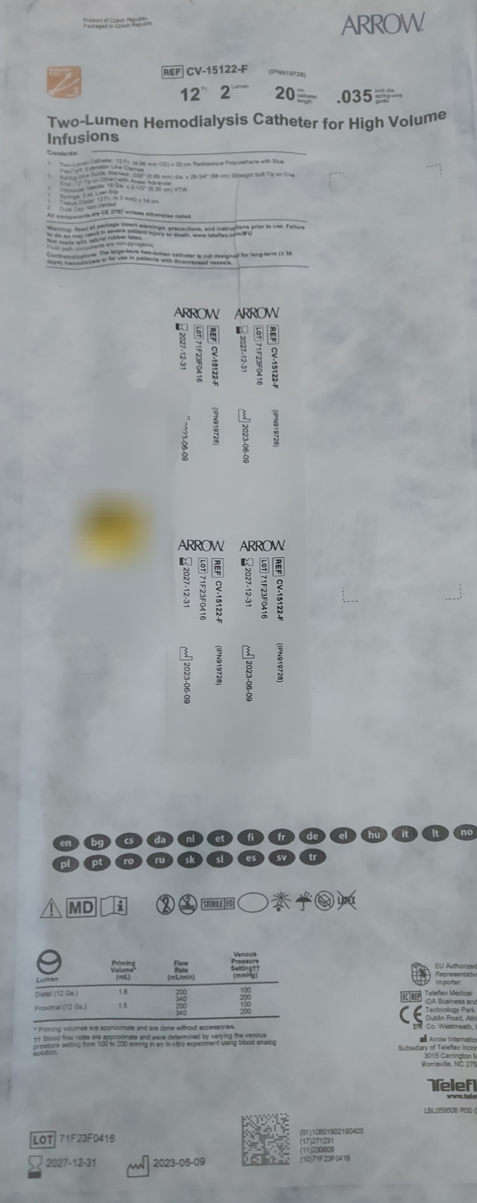 کتتر شالدون دیالیز arrow
